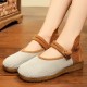 Women Comfy Soft Sloe Edged Wide Fit Mary Jane Flat Loafers