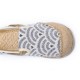 Women Linen Comfy Wearable Round Toe Casual Espadrille Flat Loafers