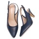 Women Hollow Out Pointed Toe Slingback Elegant Office Pumps