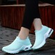 Women Light Mesh Walking Casual Comfy Slip On Sneakers