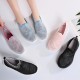 Women Casual Breathable Non-slip Mesh Cloth Slip-on Sneakers